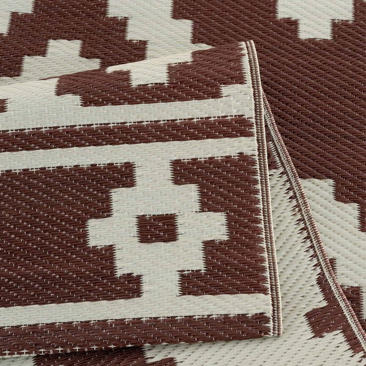 Tapis d'extérieur Milan Design 100 % écologique en plastique léger