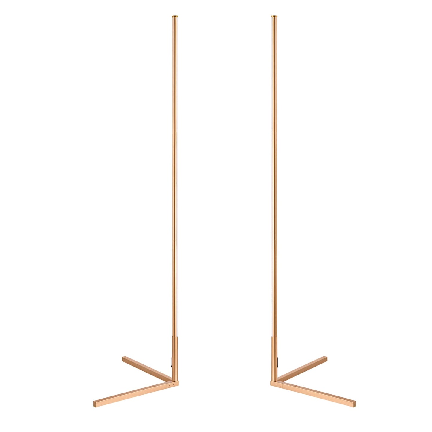 Lampadaire d'angle RVB minimaliste - Lot de 2