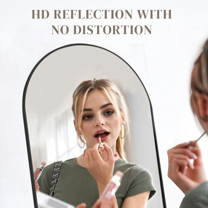 Miroir mural pleine longueur avec verre incassable, à poser au sol pour chambre à coucher, vestiaire