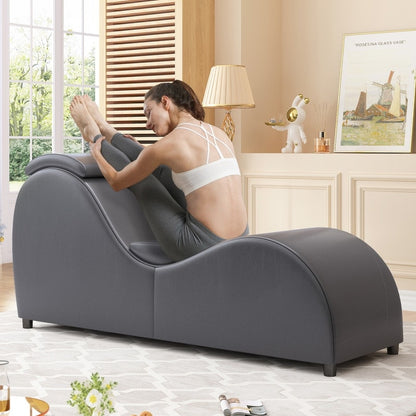 Chaise de yoga d'intérieur Mixoy, chaise longue de yoga incurvée pour adultes, étirements, exercice et détente