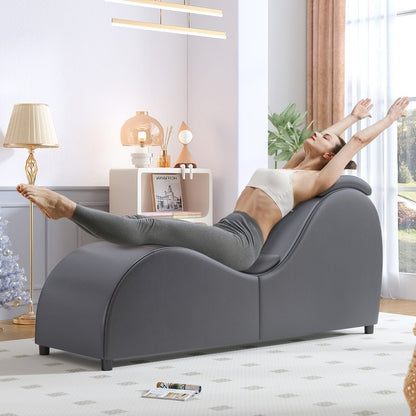 Chaise de yoga d'intérieur Mixoy, chaise longue de yoga incurvée pour adultes, étirements, exercice et détente