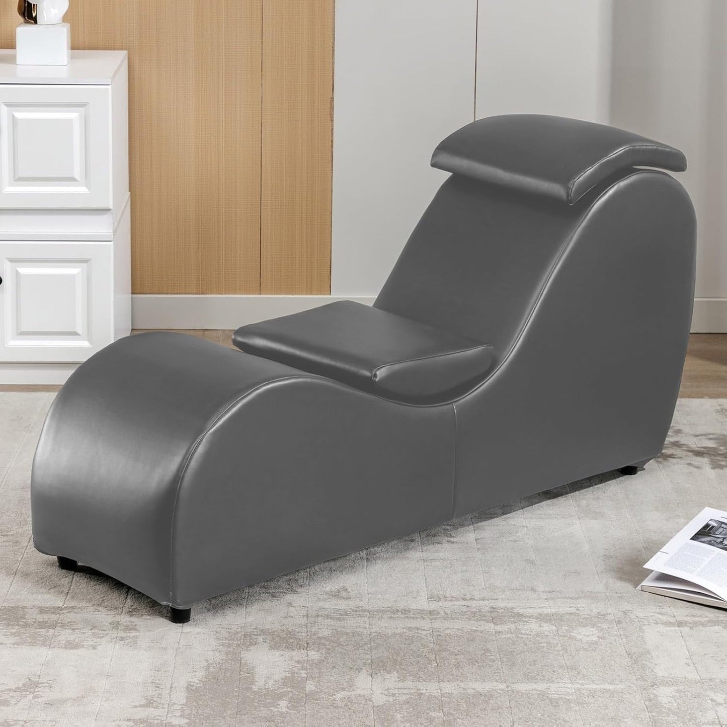 Chaise de yoga d'intérieur Mixoy, chaise longue de yoga incurvée pour adultes, étirements, exercice et détente