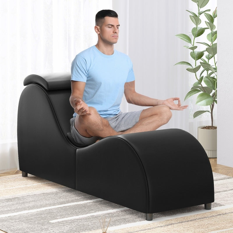 Chaise de yoga d'intérieur Mixoy, chaise longue de yoga incurvée pour adultes, étirements, exercice et détente