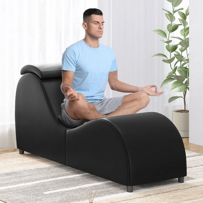 Chaise de yoga d'intérieur Mixoy, chaise longue de yoga incurvée pour adultes, étirements, exercice et détente