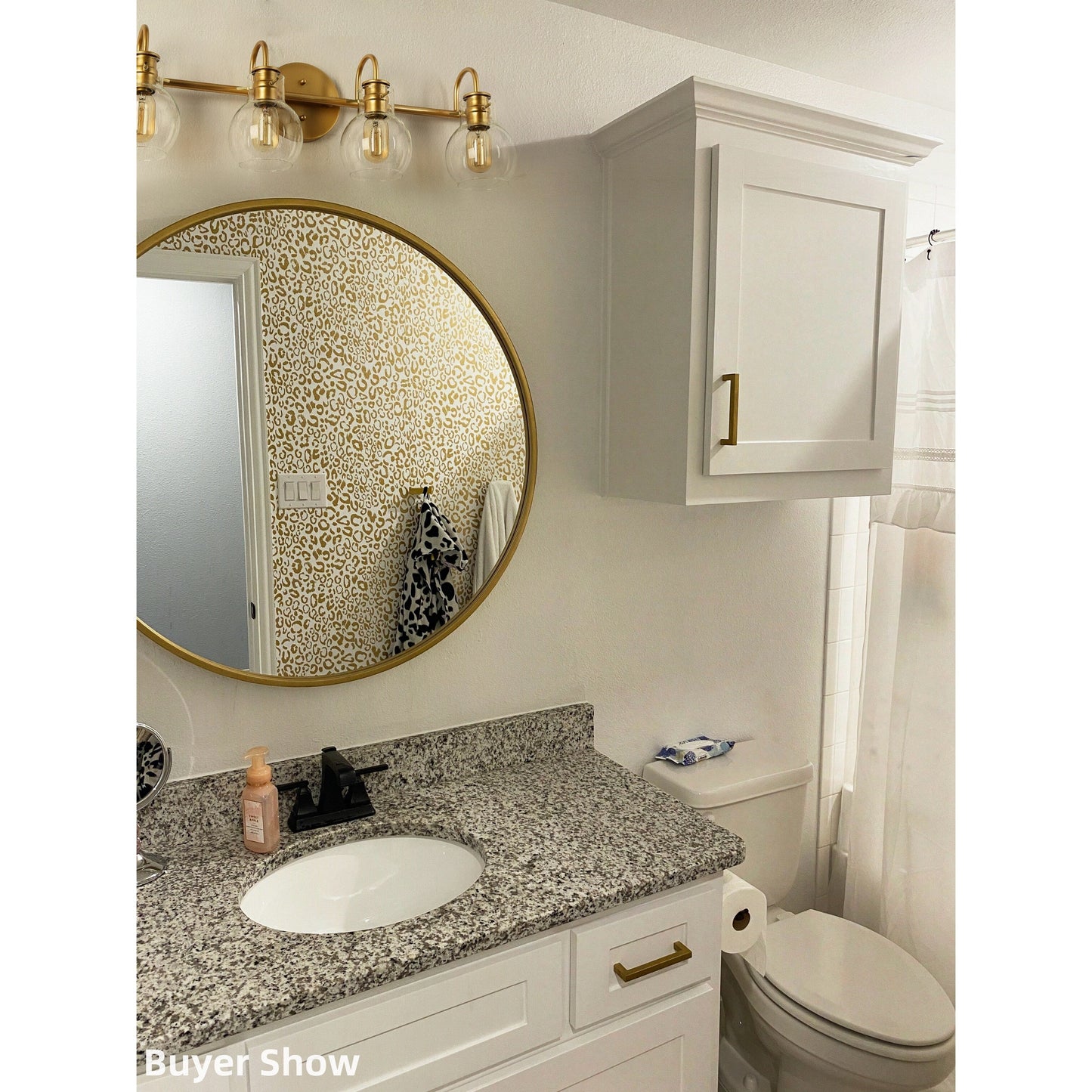 Applique murale moderne à 2, 3, 4 ou 5 lampes pour salle de bain, design minimaliste, en verre