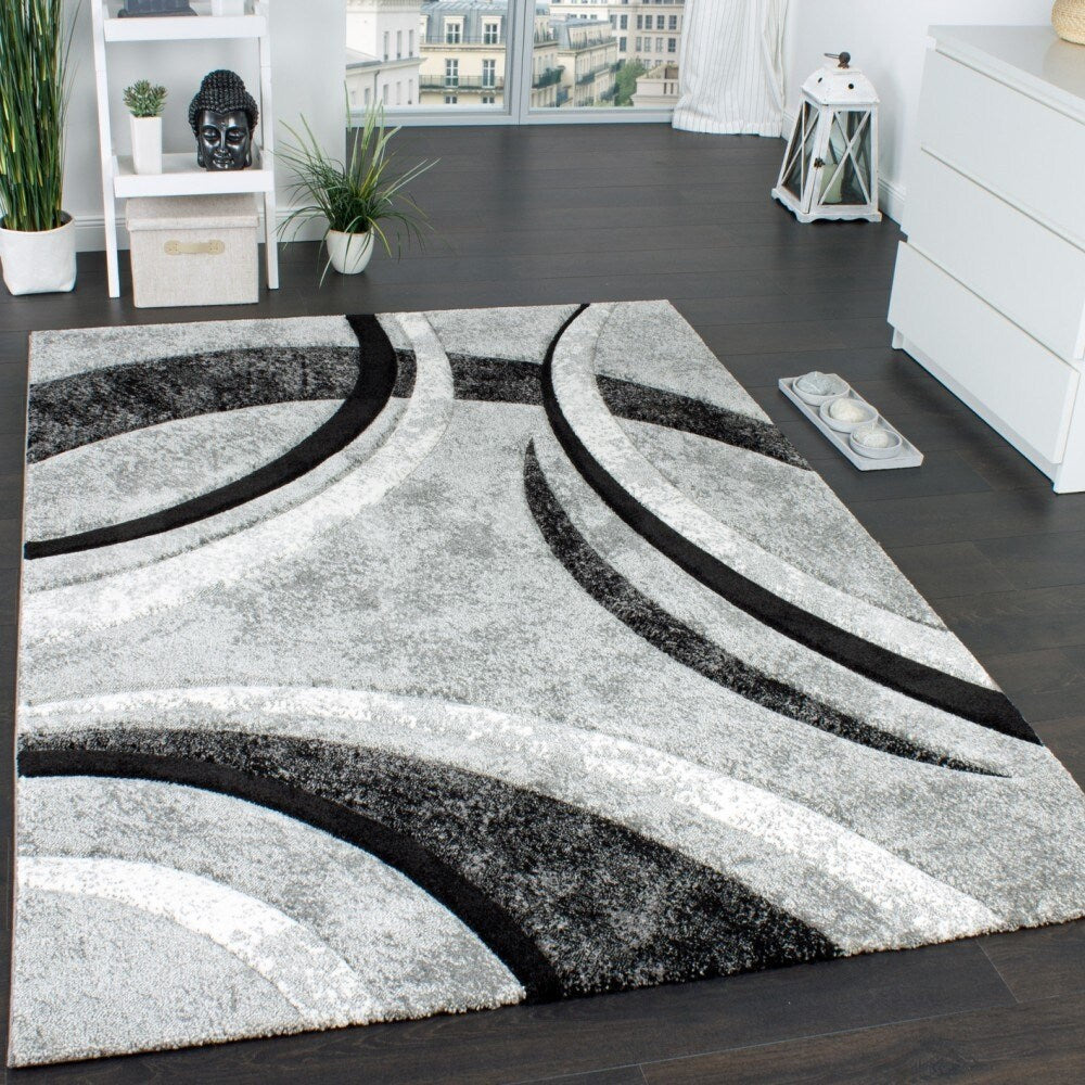 Tapis moderne pour salon, motif abstrait