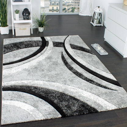 Tapis moderne pour salon, motif abstrait