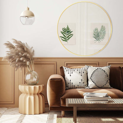 Miroir de salle de bain rond mural moderne