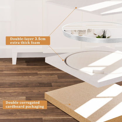 Miroir de salle de bain rond mural moderne