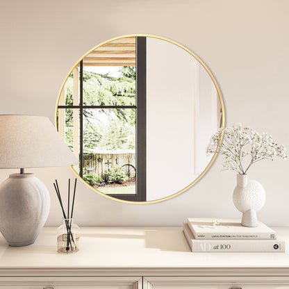 Miroir de salle de bain rond mural moderne