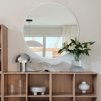 Miroir de salle de bain rond mural moderne