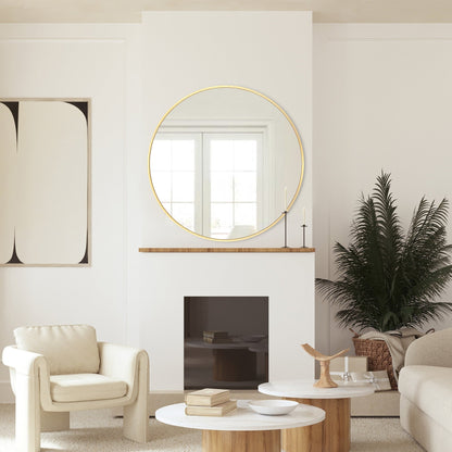 Miroir de salle de bain rond mural moderne