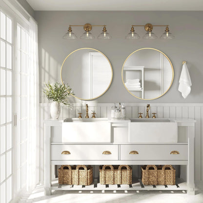 Miroir de salle de bain rond mural moderne