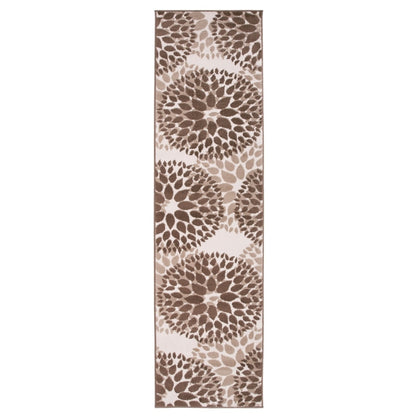 Tapis moderne à motifs floraux circulaires de World Rug Gallery