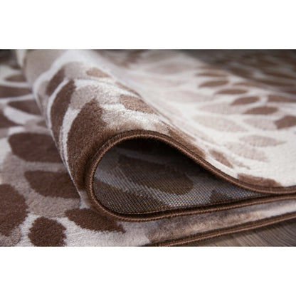 Tapis moderne à motifs floraux circulaires de World Rug Gallery