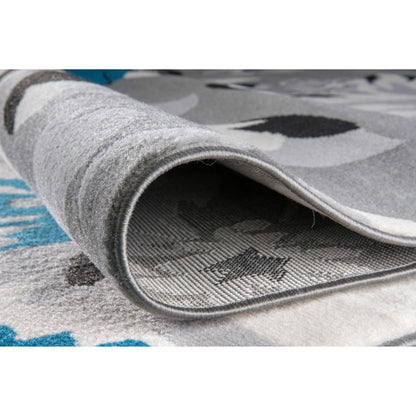 Tapis moderne à motif floral de la galerie World Rug Gallery