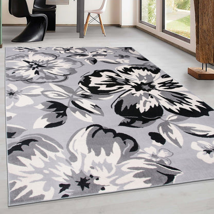 Tapis moderne à motif floral de la galerie World Rug Gallery