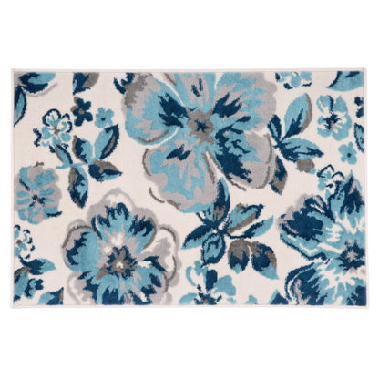 Tapis moderne à motif floral de la galerie World Rug Gallery