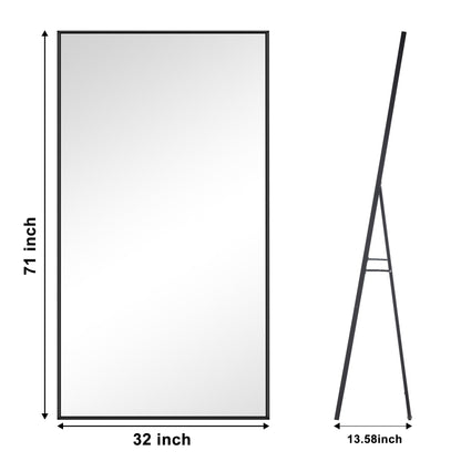 Miroir de sol moderne pleine longueur Miroir autoportant