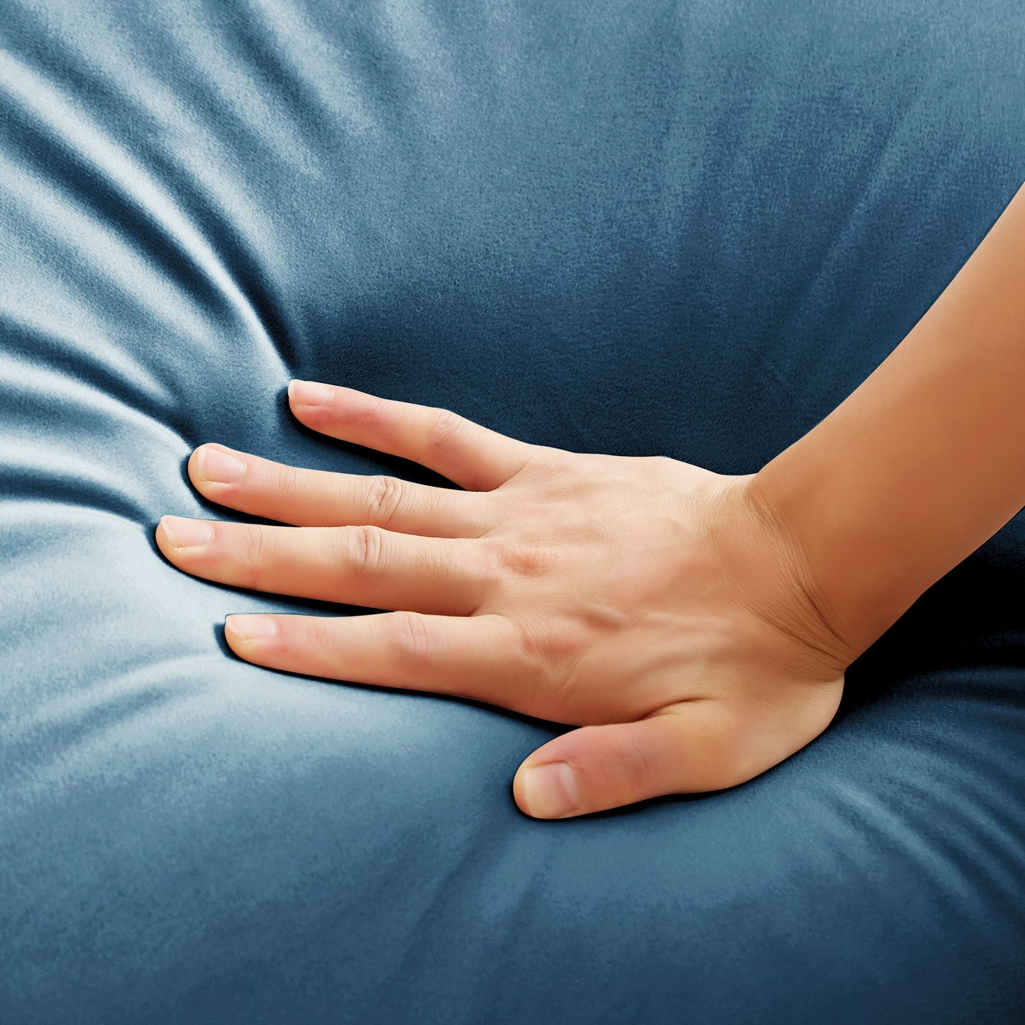 Canapé-lit futon moderne, canapé-lit convertible avec pieds fuselés en bois, 78,35 po, petit canapé à dossier divisé pour le salon