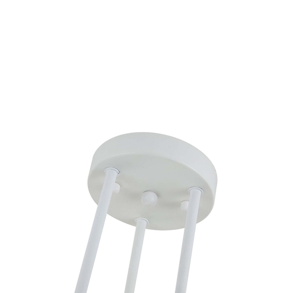 Plafonnier semi-encastré moderne en métal Sputnik de 6 lumières, 23,62 po