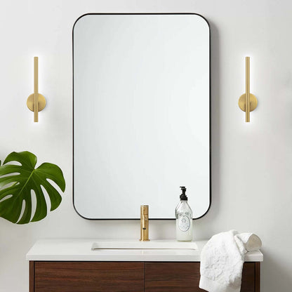 Applique murale moderne industrielle minimaliste en métal à LED intégrées à bande linéaire