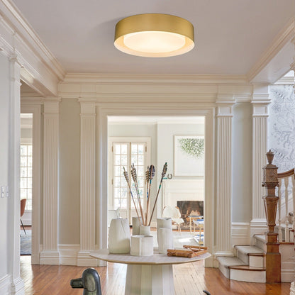 Plafonnier encastré moderne et minimaliste à 2, 3 ou 5 lumières avec abat-jour en métal