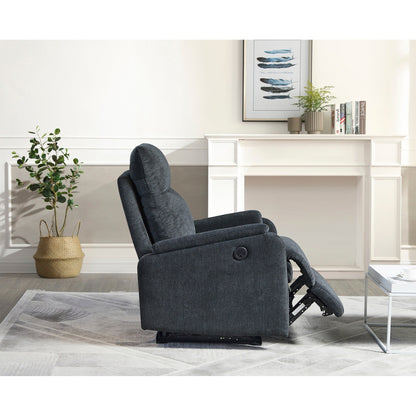 Fauteuil inclinable électrique moderne avec port USB, support complet pour la tête et les lombaires