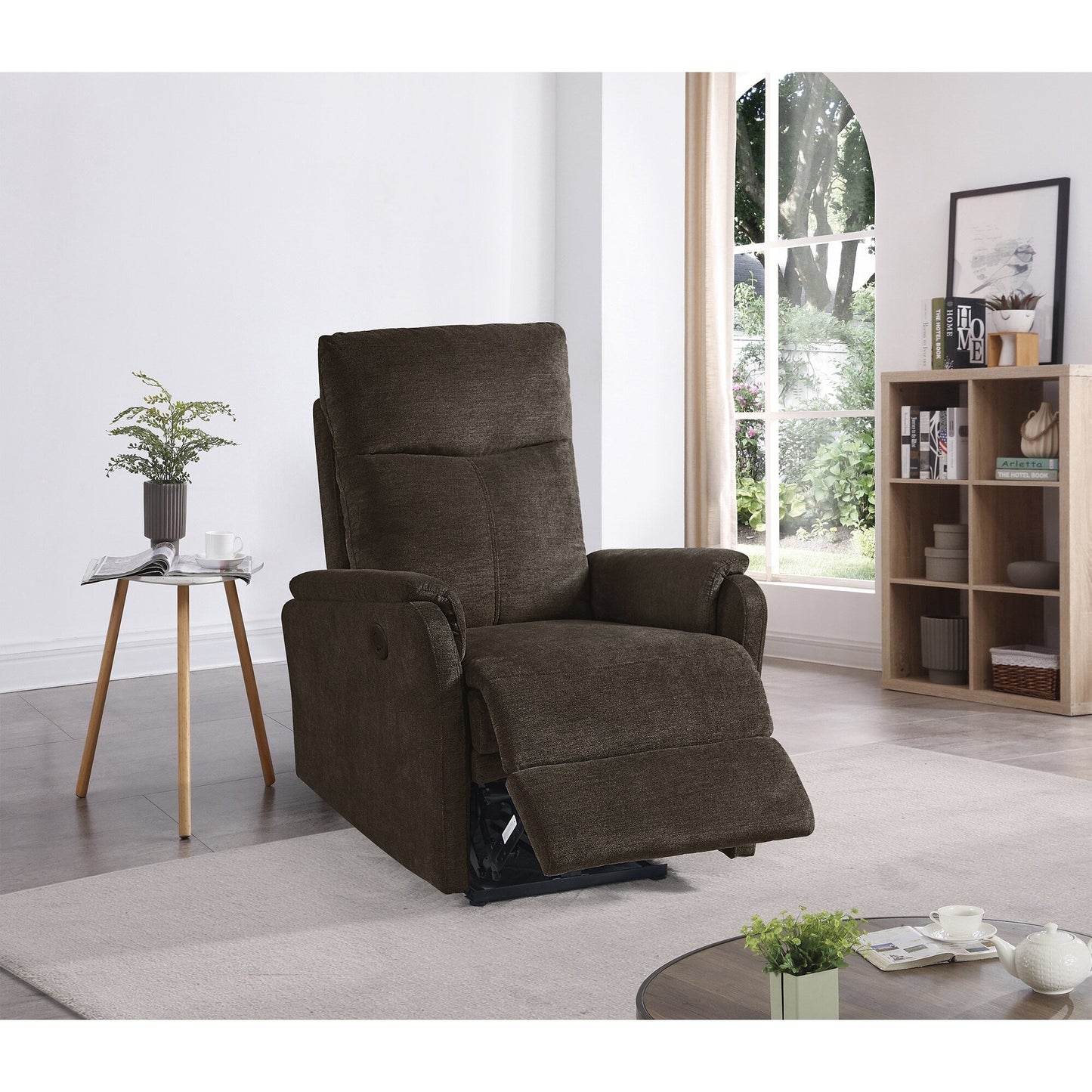 Fauteuil inclinable électrique moderne avec port USB, support complet pour la tête et les lombaires
