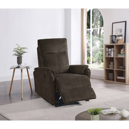 Fauteuil inclinable électrique moderne avec port USB, support complet pour la tête et les lombaires
