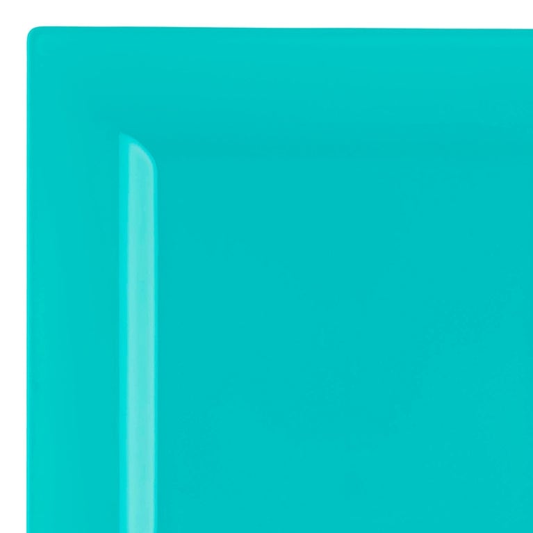 Assiettes jetables carrées modernes en plastique - Articles de fête