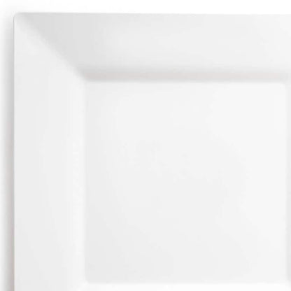 Assiettes jetables carrées modernes en plastique - Articles de fête