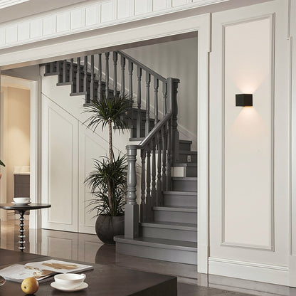 Applique murale LED moderne et étanche en aluminium avec faisceau réglable, 10 W, 4 000 K, blanc froid, pour intérieur et extérieur