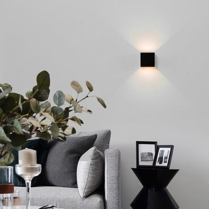 Applique murale LED moderne et étanche en aluminium avec faisceau réglable, 10 W, 4 000 K, blanc froid, pour intérieur et extérieur