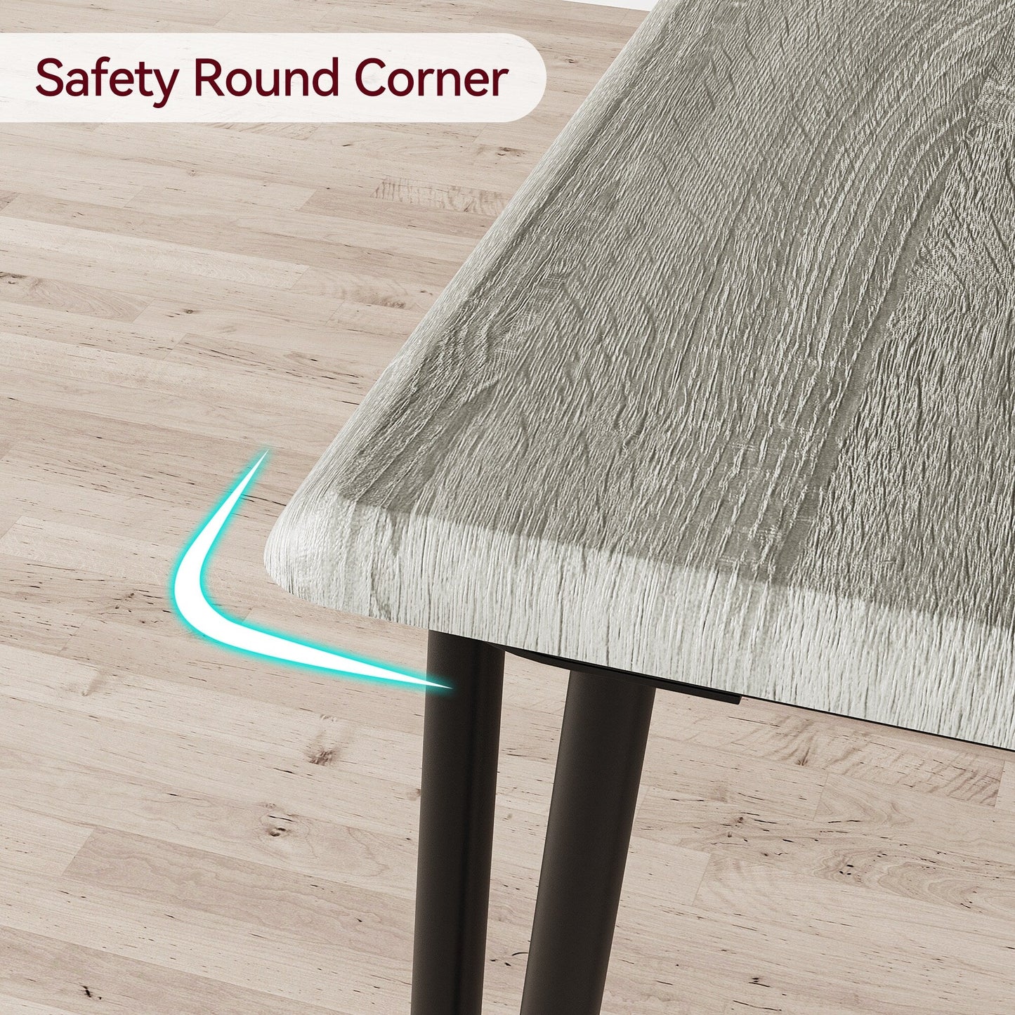 Ensemble de table à manger moderne pour cuisine - 3 pièces