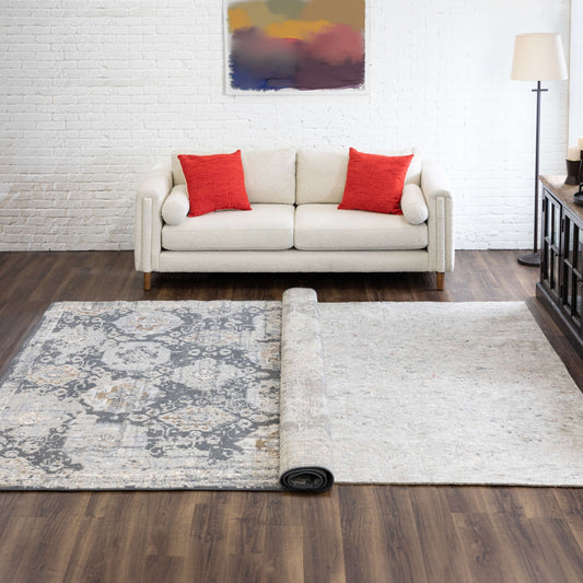 Sous-tapis en feutre Mohawk Home, épaisseur 9,5 mm (3/8 po), coussin moelleux et confortable - Gris