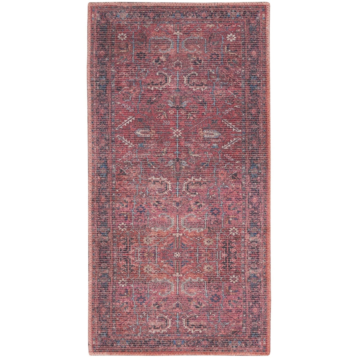 Tapis New Concept Lavables Vintage Persan Floral Lavable en machine