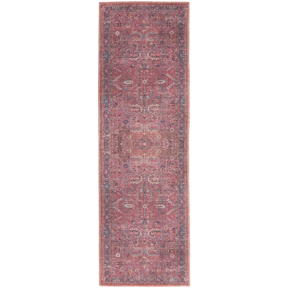 Tapis New Concept Lavables Vintage Persan Floral Lavable en machine