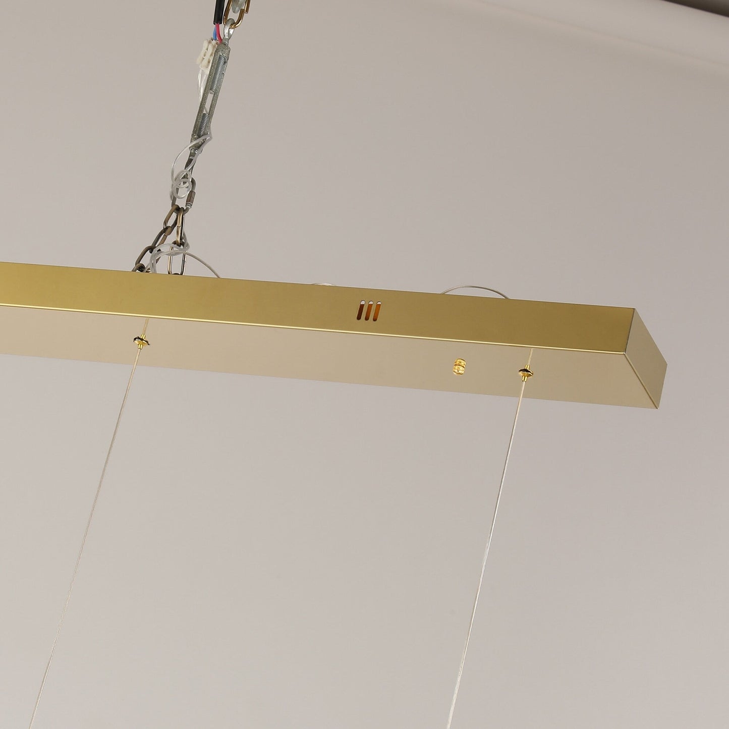 Plafonnier LED de luxe en acier inoxydable, style nordique, pour salle à manger