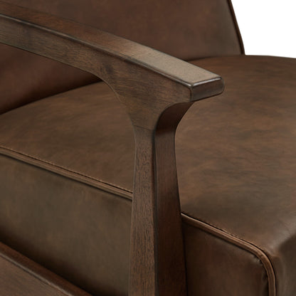 Fauteuil inclinable large Notker 25,75 pouces de style milieu du siècle par iNSPIRE Q Modern