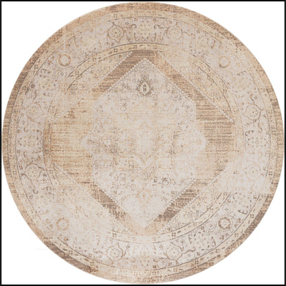 Tapis persan vieilli Nourison Abby, lavable en machine, pour intérieur uniquement.