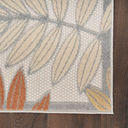 Tapis d'intérieur/extérieur à motif floral Nourison Alice