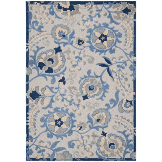 Tapis d'intérieur/extérieur à motif floral Nourison Alice