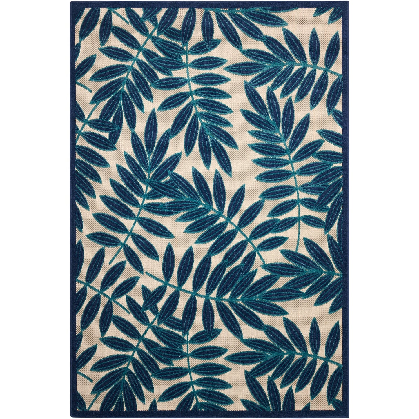 Tapis d'intérieur/extérieur à motif floral Nourison Alice