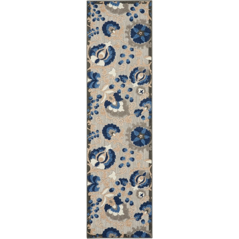 Tapis d'intérieur/extérieur à motif floral Nourison Alice