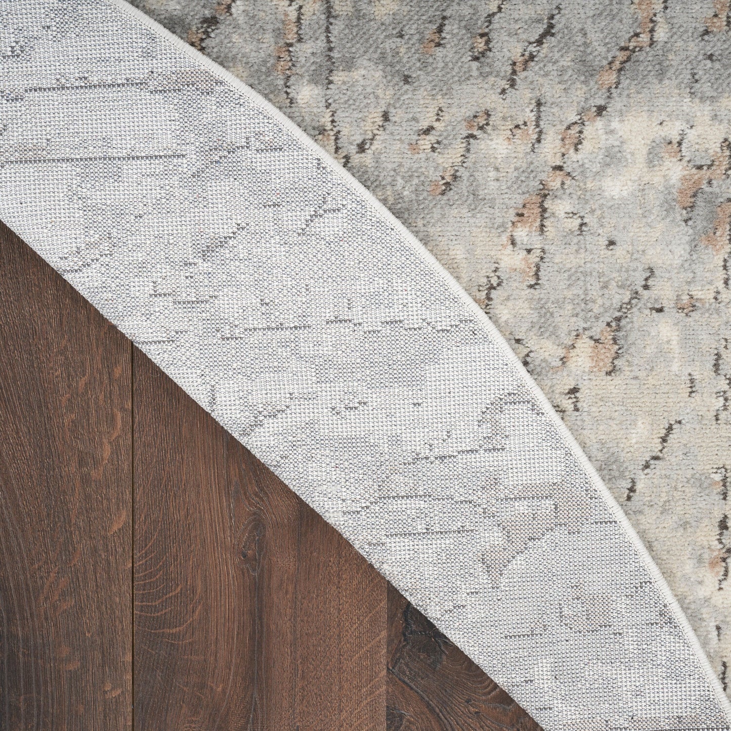 Tapis Nourison Concerto à motifs abstraits beige et gris vieilli