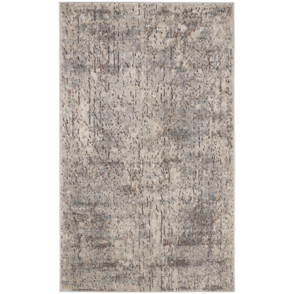 Tapis Nourison Concerto à motifs abstraits beige et gris vieilli