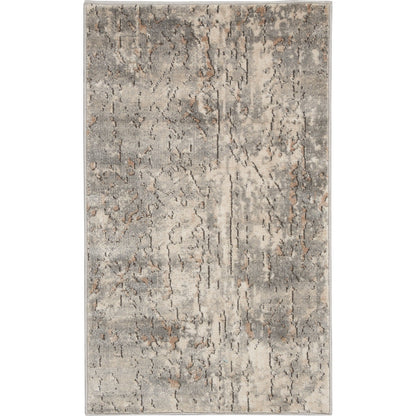 Tapis Nourison Concerto à motifs abstraits beige et gris vieilli