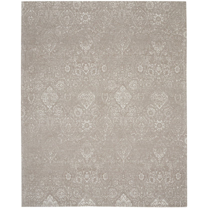 Tapis contemporain Nourison Damas vieilli