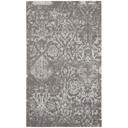 Tapis contemporain Nourison Damas vieilli